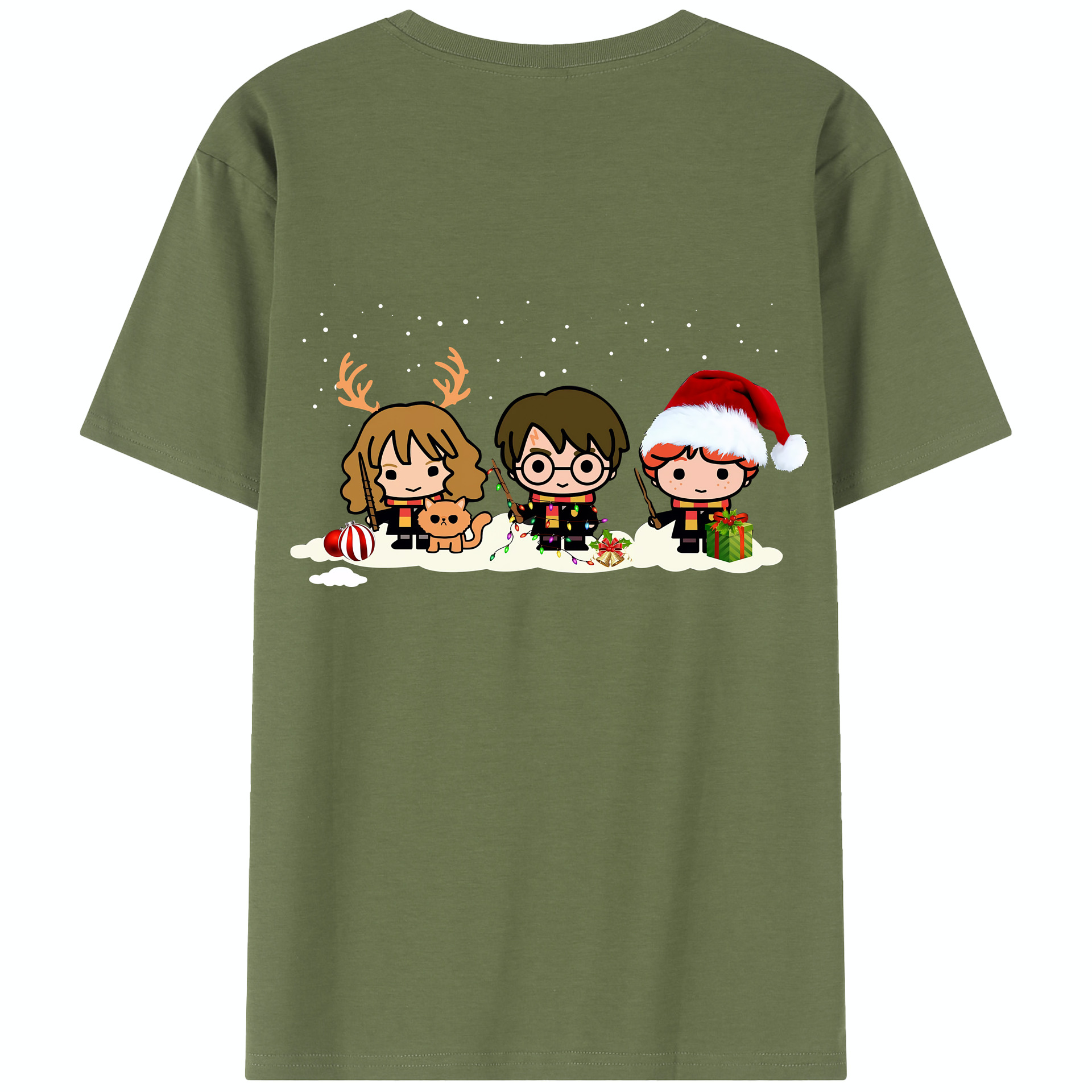 （画像用） Harry Potter ハリー・ポッターシリーズ 綿100％半袖Tシャツ（背面プリント）